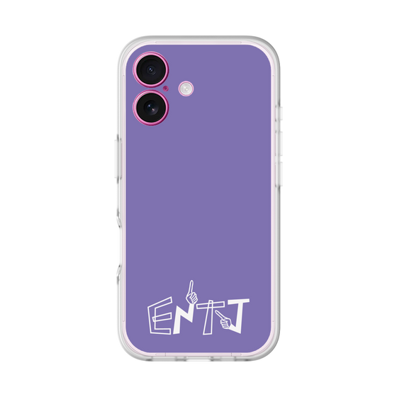 Slim Protection Premium Case［ オリジナル - ENTJ 指揮官 - アルファベット - Purple ］