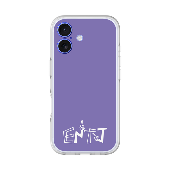 Slim Protection Premium Case［ オリジナル - ENTJ 指揮官 - アルファベット - Purple ］