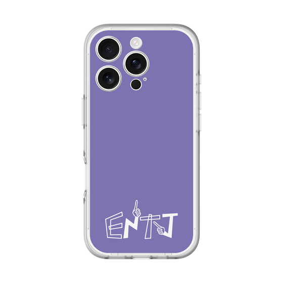 Slim Protection Premium Case［ オリジナル - ENTJ 指揮官 - アルファベット - Purple ］
