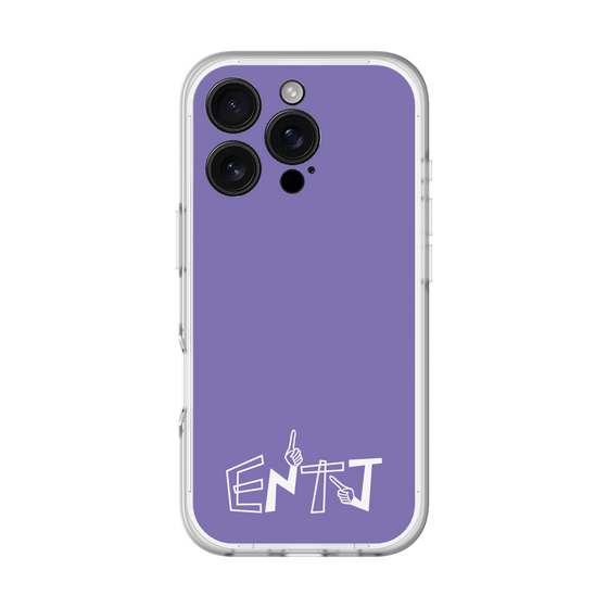 Slim Protection Premium Case［ オリジナル - ENTJ 指揮官 - アルファベット - Purple ］