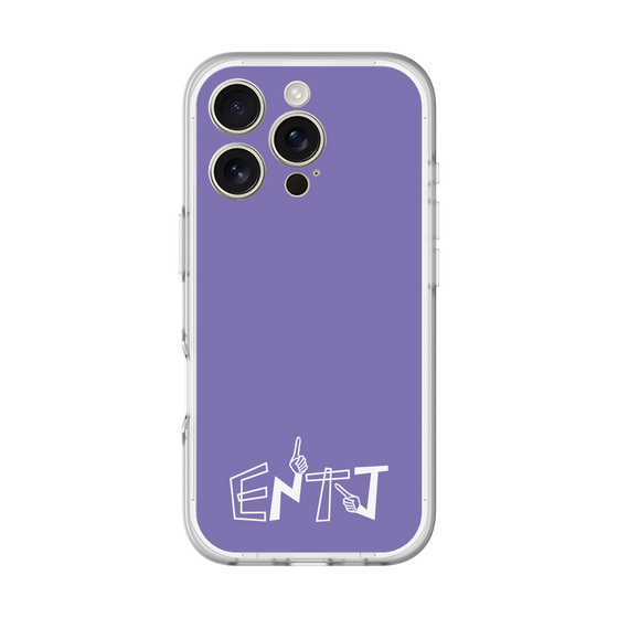 Slim Protection Premium Case［ オリジナル - ENTJ 指揮官 - アルファベット - Purple ］