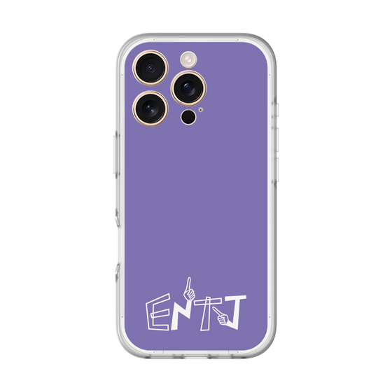 Slim Protection Premium Case［ オリジナル - ENTJ 指揮官 - アルファベット - Purple ］