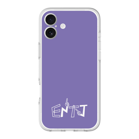 Slim Protection Premium Case［ オリジナル - ENTJ 指揮官 - アルファベット - Purple ］