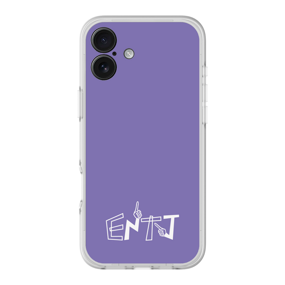 Slim Protection Premium Case［ オリジナル - ENTJ 指揮官 - アルファベット - Purple ］