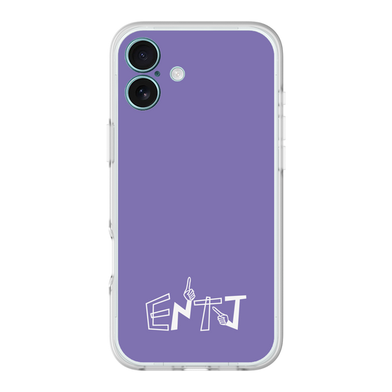 Slim Protection Premium Case［ オリジナル - ENTJ 指揮官 - アルファベット - Purple ］