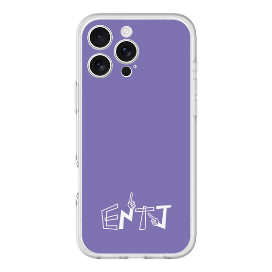 Slim Protection Premium Case［ オリジナル - ENTJ 指揮官 - アルファベット - Purple ］