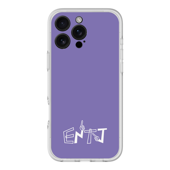 Slim Protection Premium Case［ オリジナル - ENTJ 指揮官 - アルファベット - Purple ］