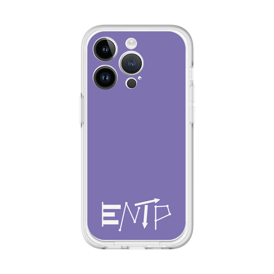 Slim Protection Premium Case［ オリジナル - ENTP 討論者 - アルファベット - Purple ］