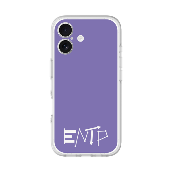 Slim Protection Premium Case［ オリジナル - ENTP 討論者 - アルファベット - Purple ］