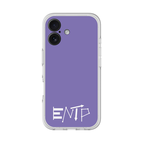 Slim Protection Premium Case［ オリジナル - ENTP 討論者 - アルファベット - Purple ］