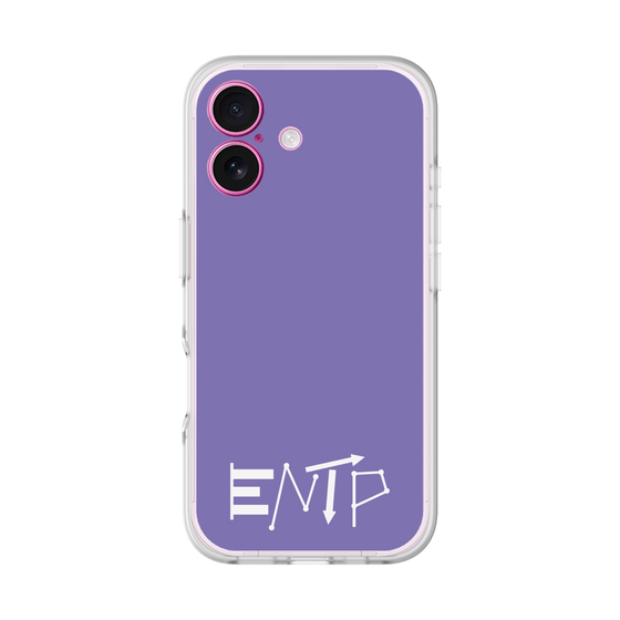 Slim Protection Premium Case［ オリジナル - ENTP 討論者 - アルファベット - Purple ］