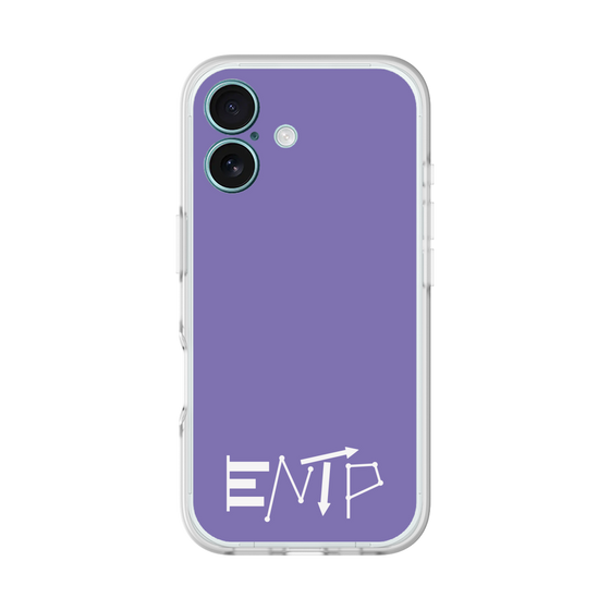 Slim Protection Premium Case［ オリジナル - ENTP 討論者 - アルファベット - Purple ］