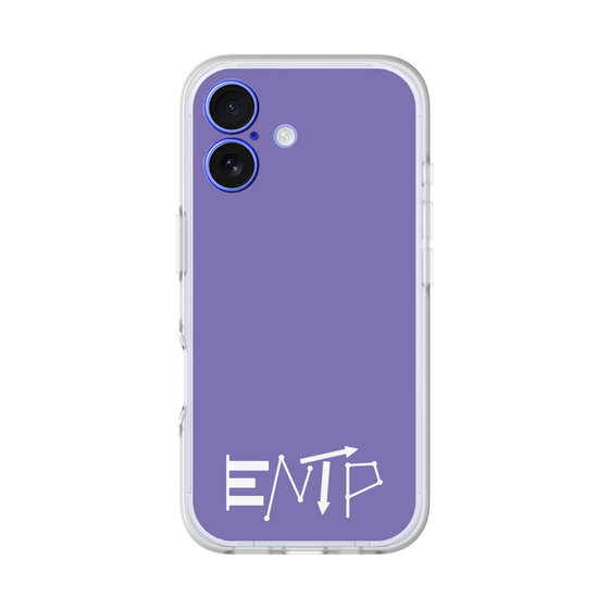 Slim Protection Premium Case［ オリジナル - ENTP 討論者 - アルファベット - Purple ］