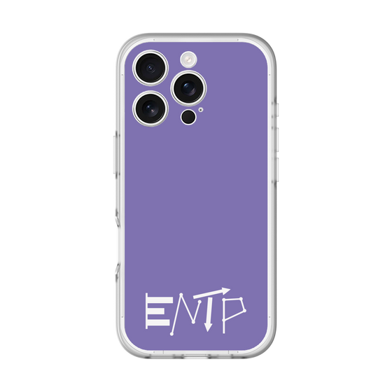 Slim Protection Premium Case［ オリジナル - ENTP 討論者 - アルファベット - Purple ］
