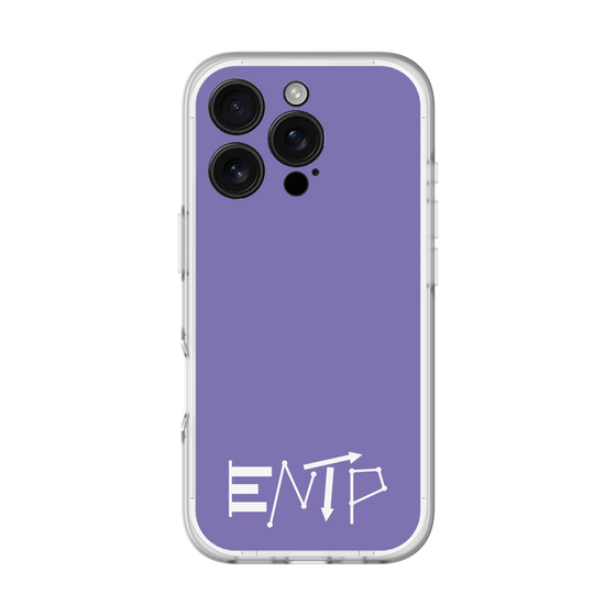 Slim Protection Premium Case［ オリジナル - ENTP 討論者 - アルファベット - Purple ］
