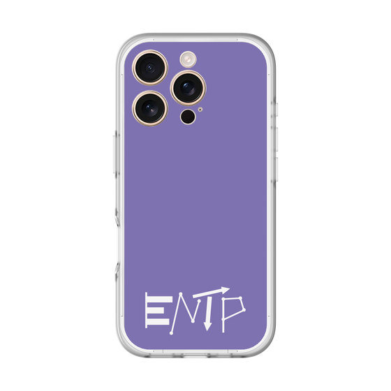 Slim Protection Premium Case［ オリジナル - ENTP 討論者 - アルファベット - Purple ］