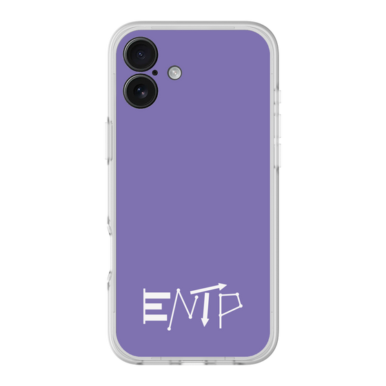 Slim Protection Premium Case［ オリジナル - ENTP 討論者 - アルファベット - Purple ］