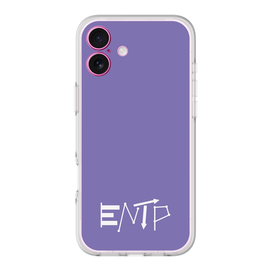 Slim Protection Premium Case［ オリジナル - ENTP 討論者 - アルファベット - Purple ］