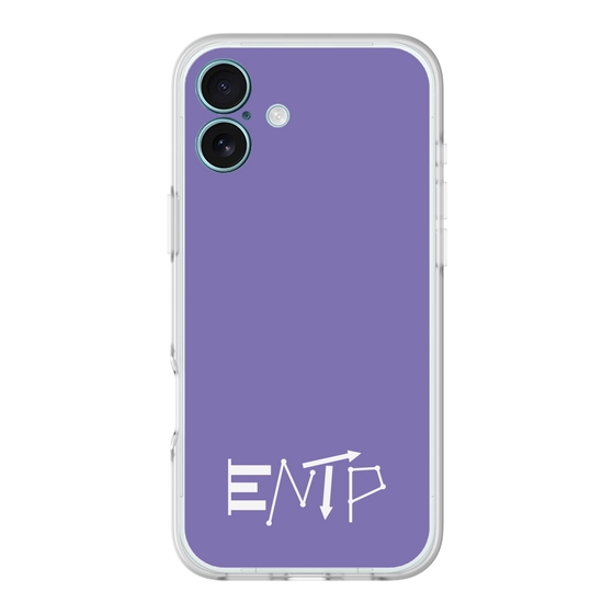 Slim Protection Premium Case［ オリジナル - ENTP 討論者 - アルファベット - Purple ］