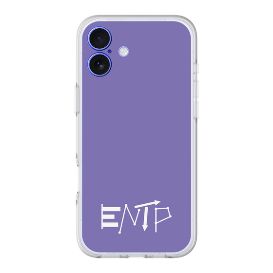 Slim Protection Premium Case［ オリジナル - ENTP 討論者 - アルファベット - Purple ］