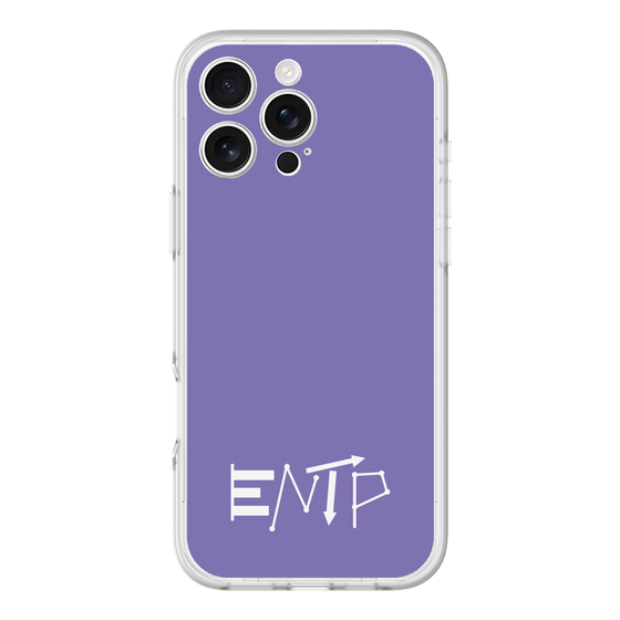 Slim Protection Premium Case［ オリジナル - ENTP 討論者 - アルファベット - Purple ］