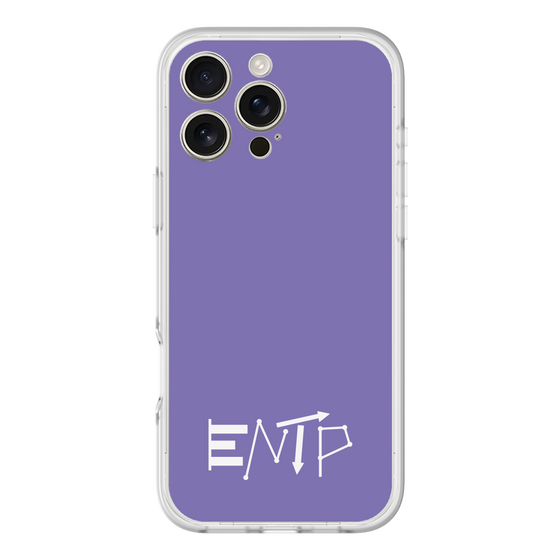 Slim Protection Premium Case［ オリジナル - ENTP 討論者 - アルファベット - Purple ］