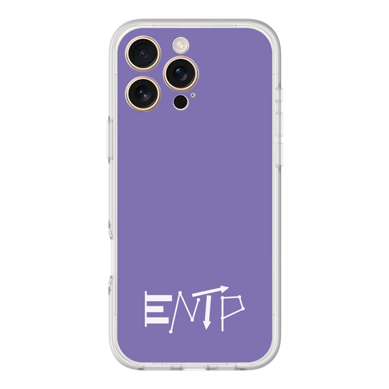 Slim Protection Premium Case［ オリジナル - ENTP 討論者 - アルファベット - Purple ］
