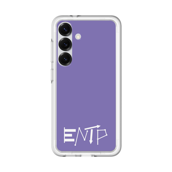 Slim Protection Premium Case［ Original - ENTP Debater - Alphabet - Purple ］