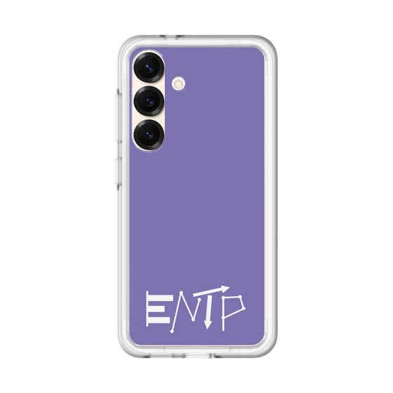 Slim Protection Premium Case［ Original - ENTP Debater - Alphabet - Purple ］