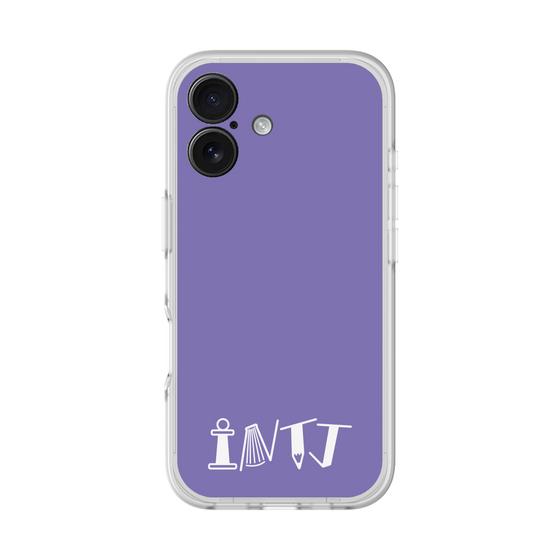 Slim Protection Premium Case［ オリジナル - INTJ 建築家 - アルファベット - Purple ］