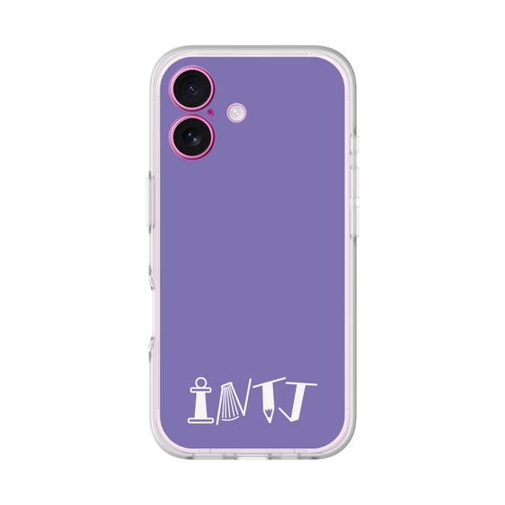 Slim Protection Premium Case［ オリジナル - INTJ 建築家 - アルファベット - Purple ］