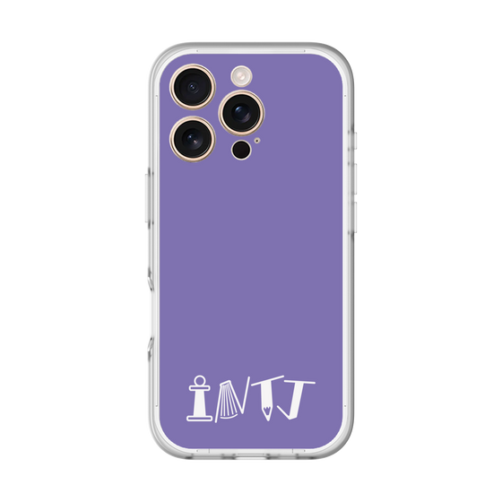 Slim Protection Premium Case［ オリジナル - INTJ 建築家 - アルファベット - Purple ］