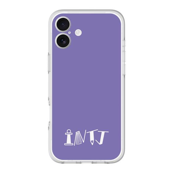 Slim Protection Premium Case［ オリジナル - INTJ 建築家 - アルファベット - Purple ］