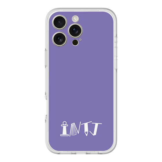 Slim Protection Premium Case［ オリジナル - INTJ 建築家 - アルファベット - Purple ］