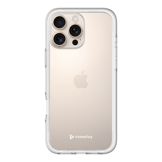 Slim Protection Premium Case［ オリジナル - caseplayロゴ - ホワイト/A ］