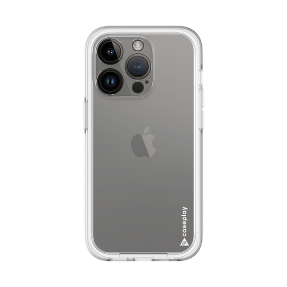 Slim Protection Premium Case［ オリジナル - caseplayロゴ - ホワイト/B ］