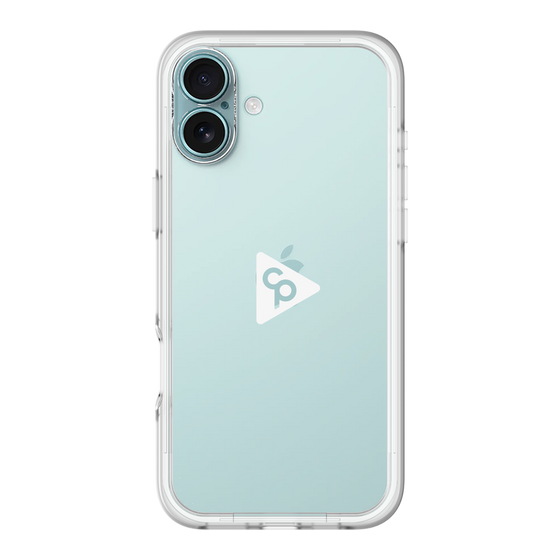 Slim Protection Premium Case［ オリジナル - caseplayロゴ - ホワイト/C ］