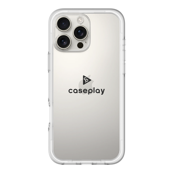 Slim Protection Premium Case［ オリジナル - caseplayロゴ - ブラック/D ］