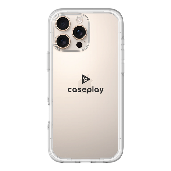 Slim Protection Premium Case［ オリジナル - caseplayロゴ - ブラック/D ］