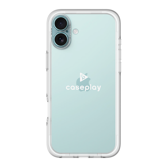 Slim Protection Premium Case［ オリジナル - caseplayロゴ - ホワイト/D ］