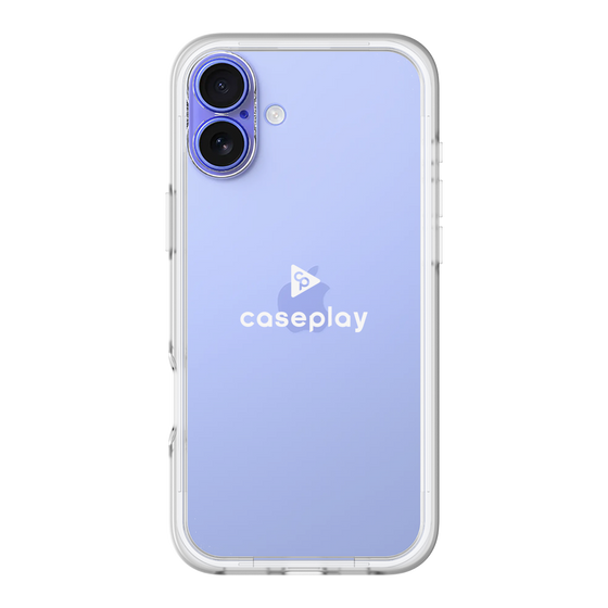 Slim Protection Premium Case［ オリジナル - caseplayロゴ - ホワイト/D ］