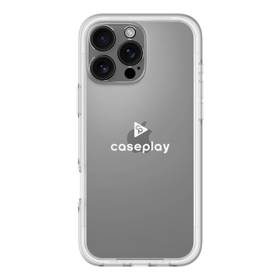 Slim Protection Premium Case［ オリジナル - caseplayロゴ - ホワイト/D ］