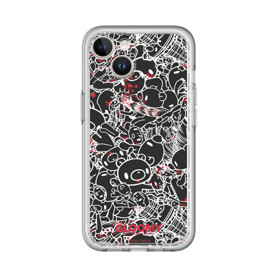 Slim Protection Premium Case［ Gloomy - Pattern - Black ］