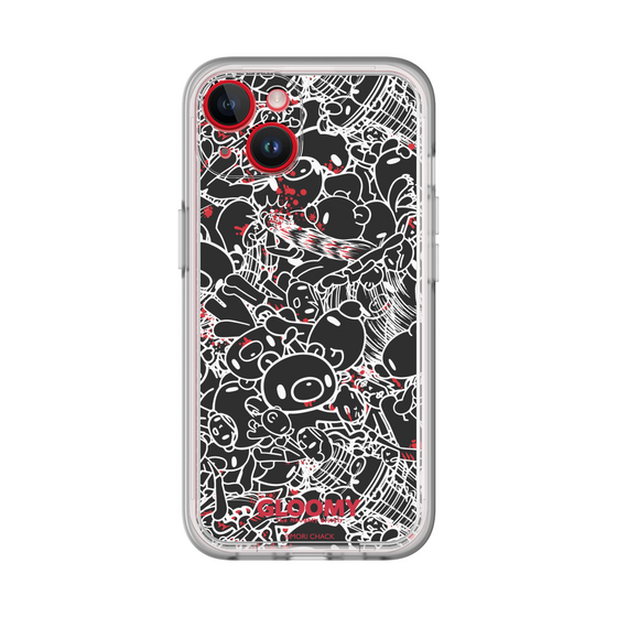 Slim Protection Premium Case［ Gloomy - Pattern - Black ］
