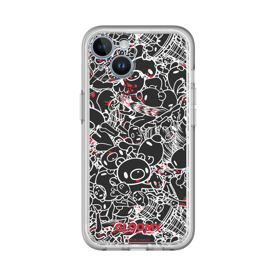 Slim Protection Premium Case［ Gloomy - Pattern - Black ］