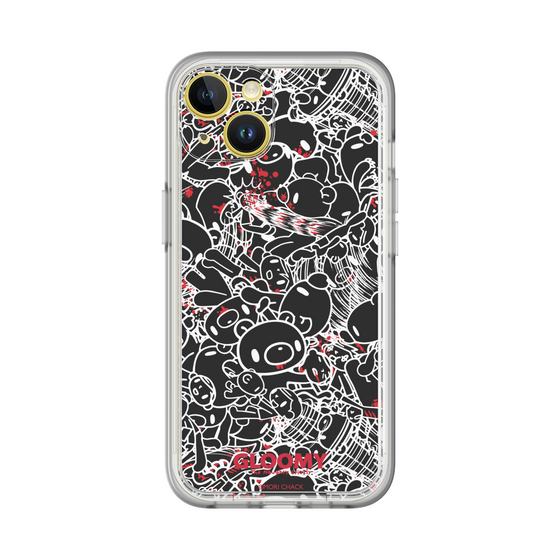 Slim Protection Premium Case［ Gloomy - Pattern - Black ］