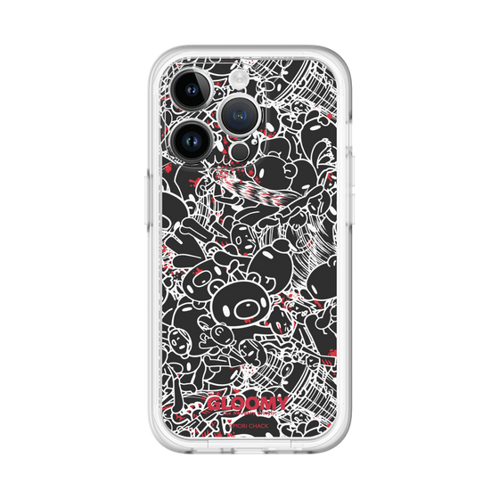 Slim Protection Premium Case［ Gloomy - Pattern - Black ］