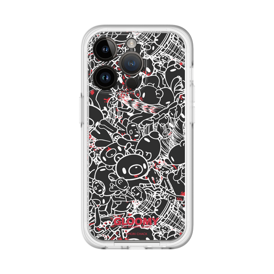 Slim Protection Premium Case［ Gloomy - Pattern - Black ］