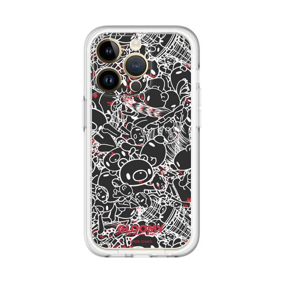 Slim Protection Premium Case［ Gloomy - Pattern - Black ］