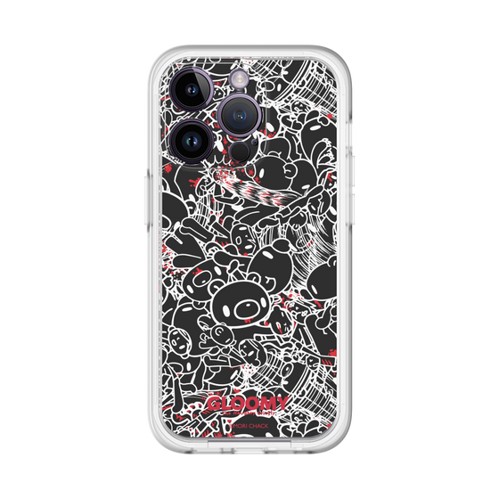 Slim Protection Premium Case［ Gloomy - Pattern - Black ］